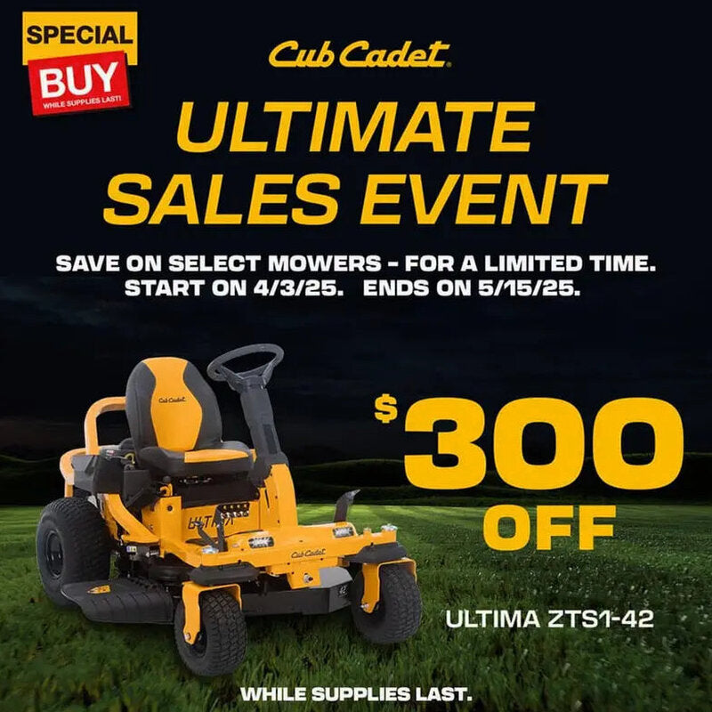 Cub Cadet Ultima ZTS1 Zero-Turn Mower, 42-Inch Fabricated Deck, 22-HP Kohler Engine