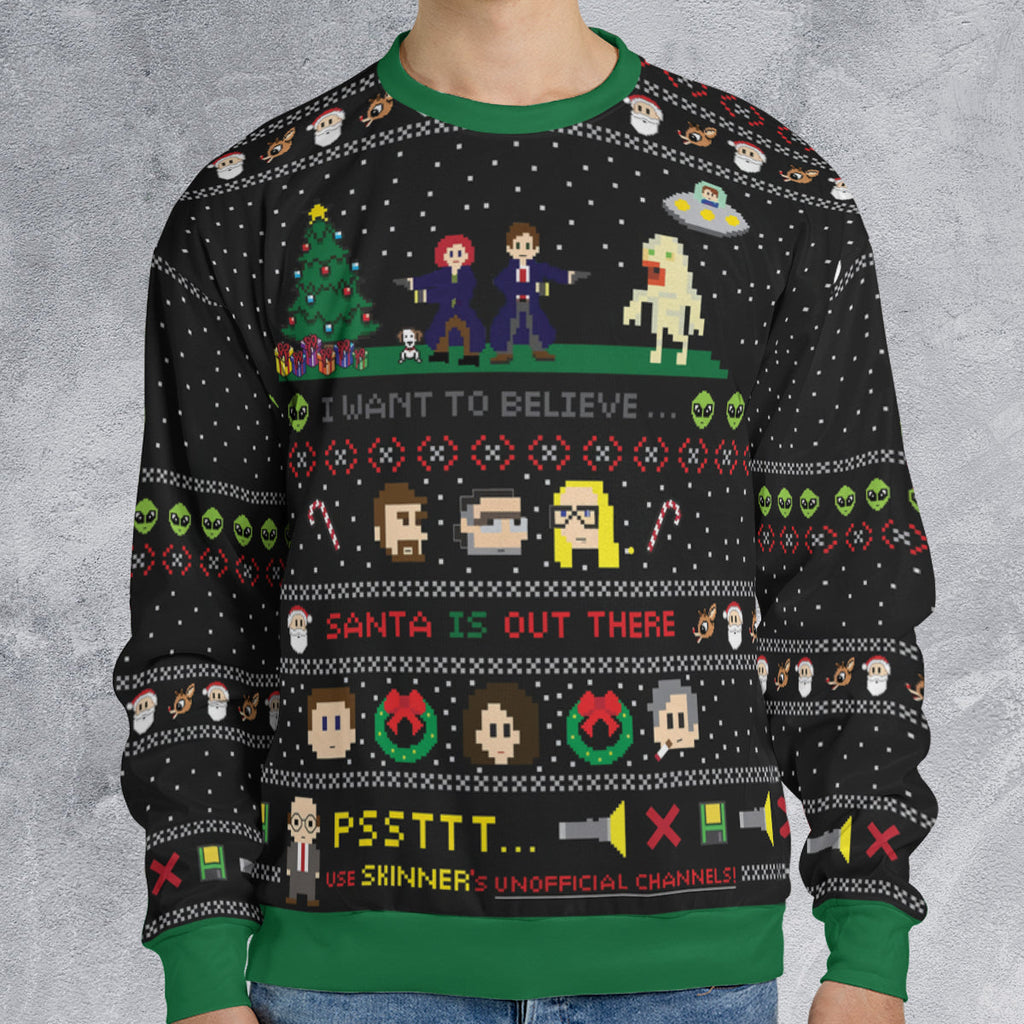Santa is Out There Ugly Christmas Sweatshirt