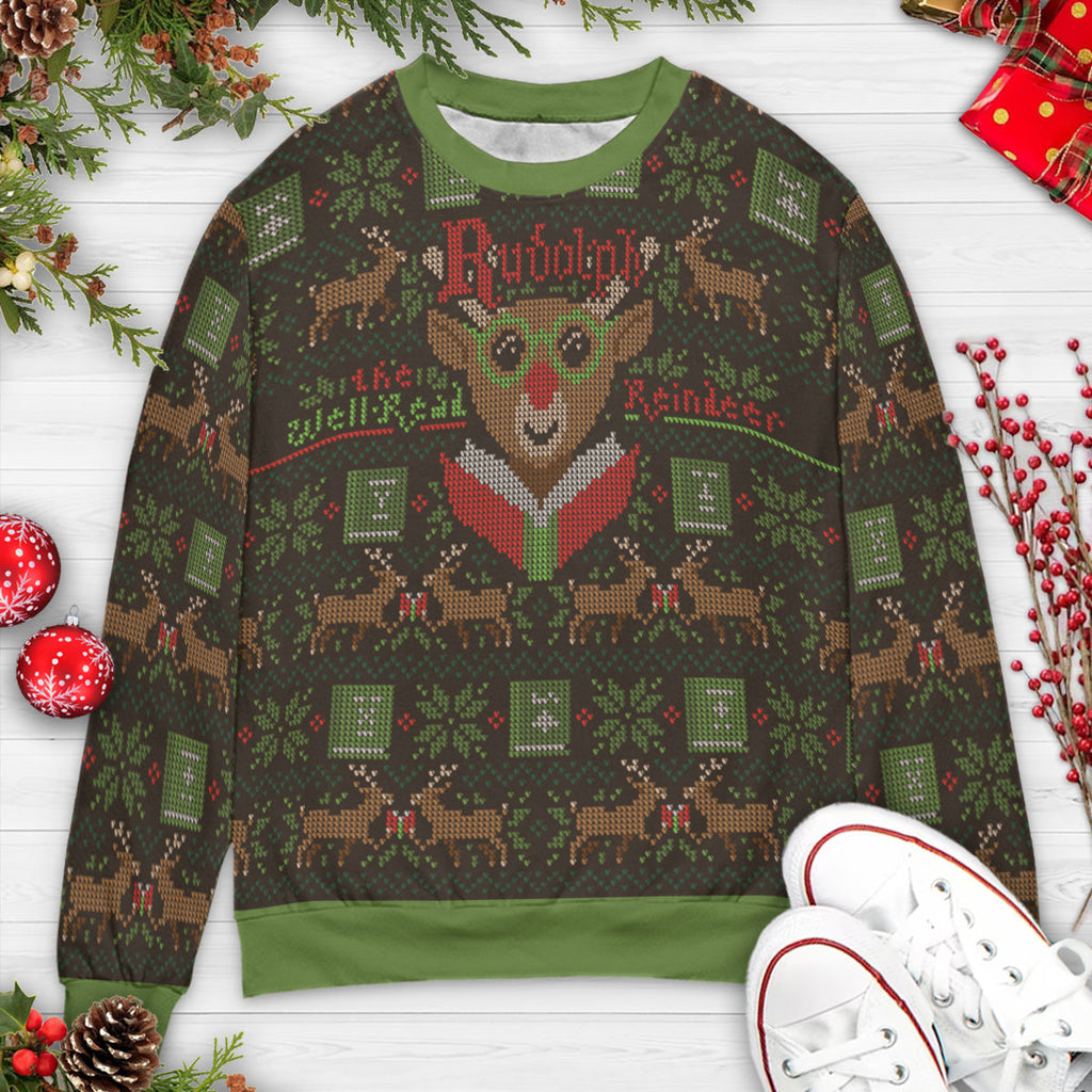 Rudolph Ugly Christmas Sweatshirt