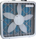 Lasko Air Flex 2-in-1 20-Inch Box Fan And Air Purifier, 3 Speeds, White - FF305