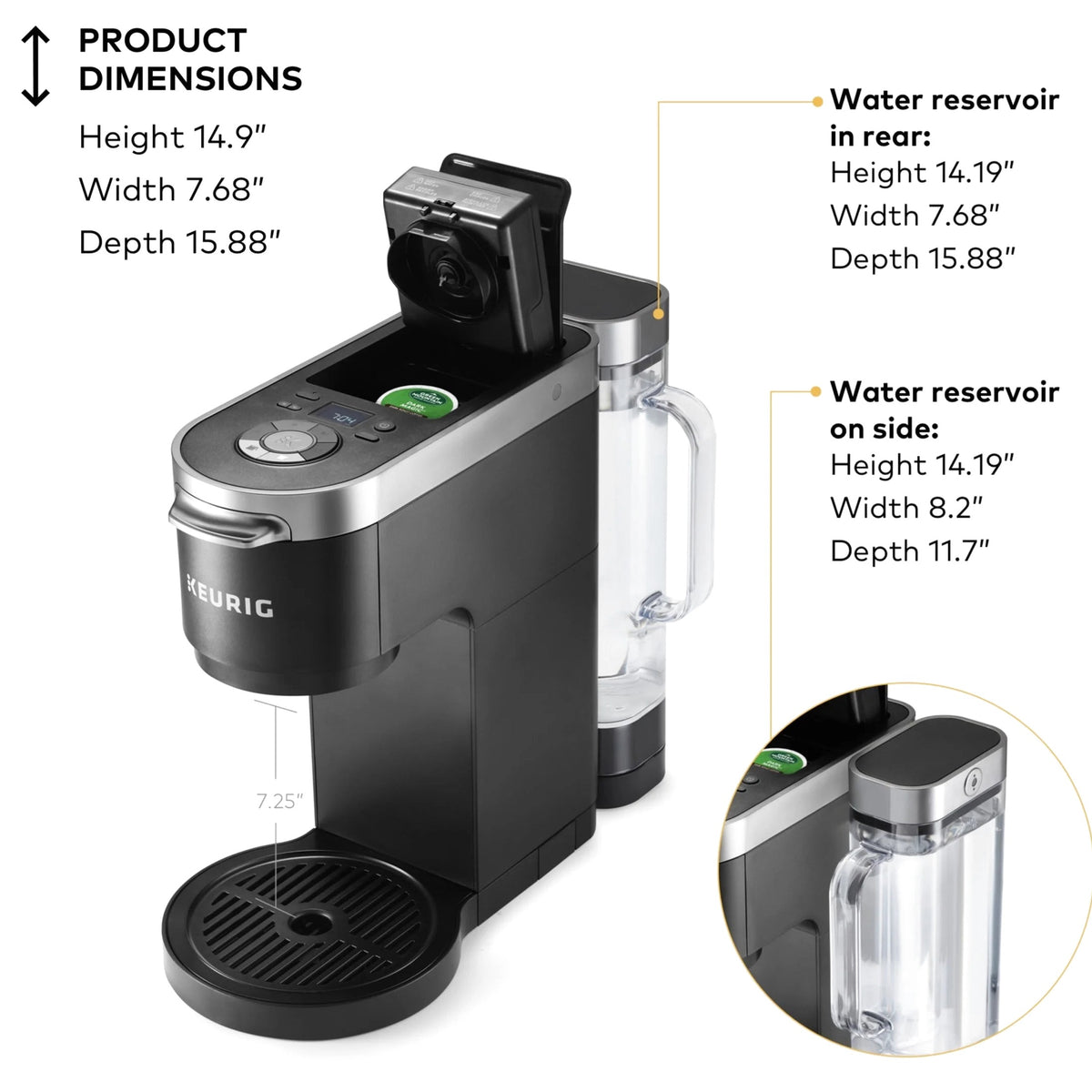Keurig Single Serve And Carafe Coffee Maker With 12-Cup Thermal Carafe - K-Duo Plus