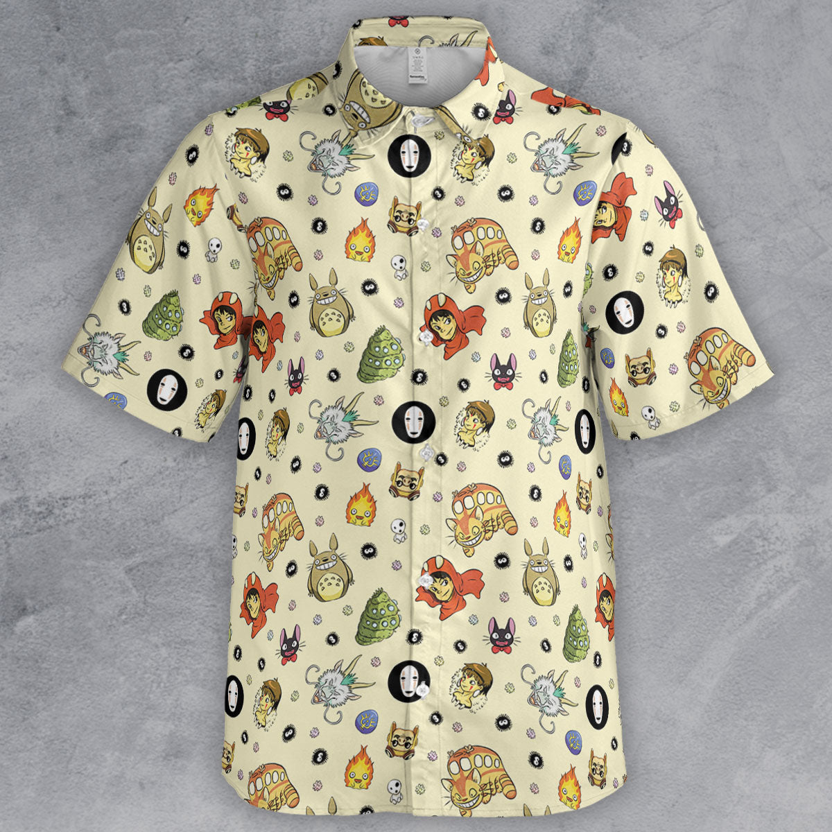 Ghiblipalooza Ghibli Themed Button Down Shirt