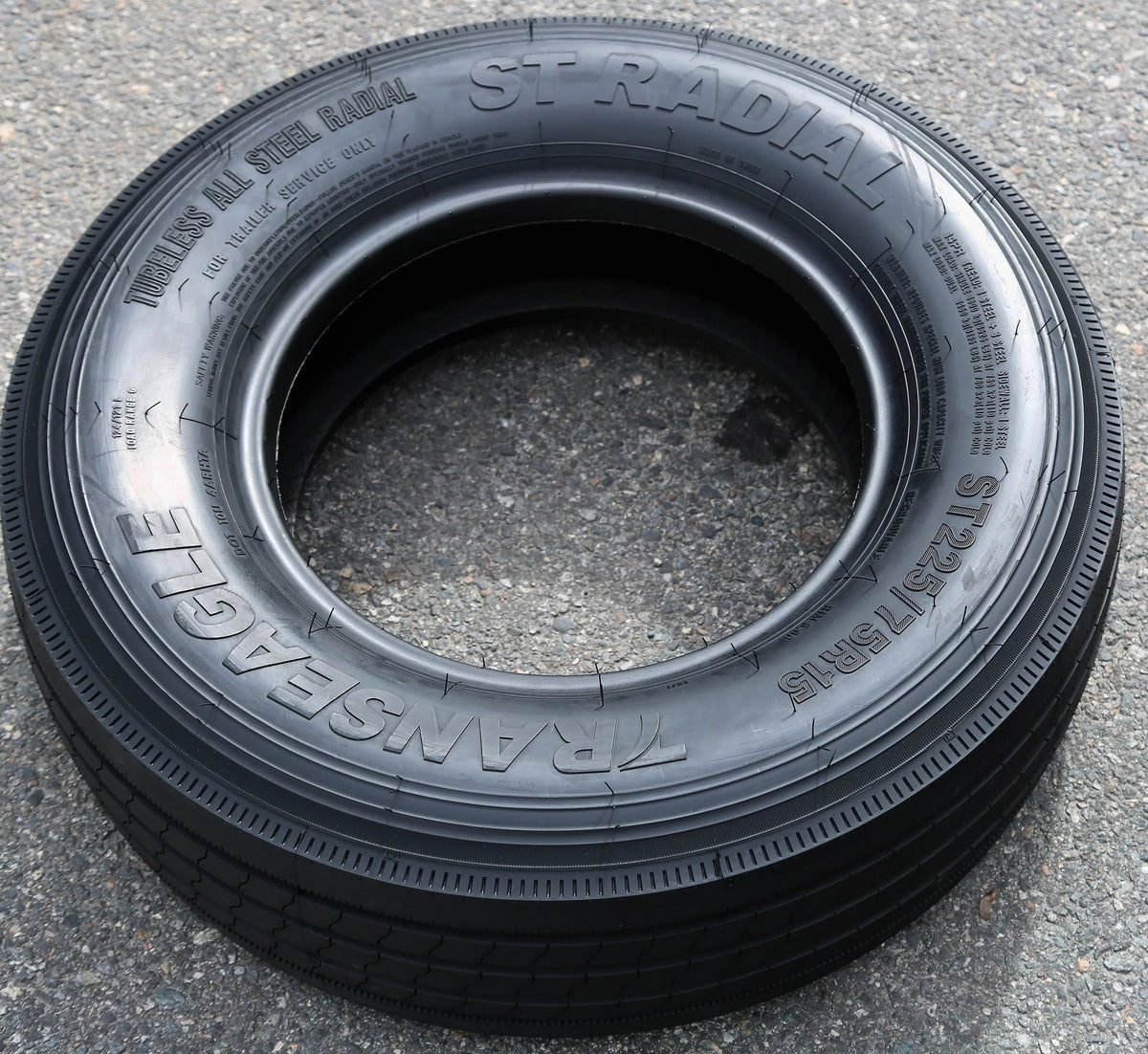 Transeagle All Steel ST Radial ST 225/75R15 Load G 14 Ply Trailer Tires - Set Of 4
