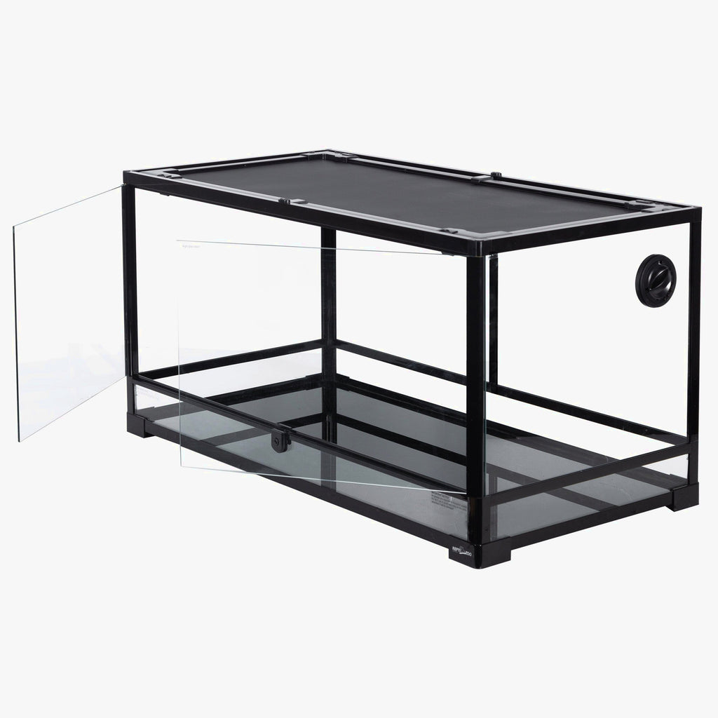 REPTI-ZOO Glass Terrarium, Front Double Doors, 40 Gallon