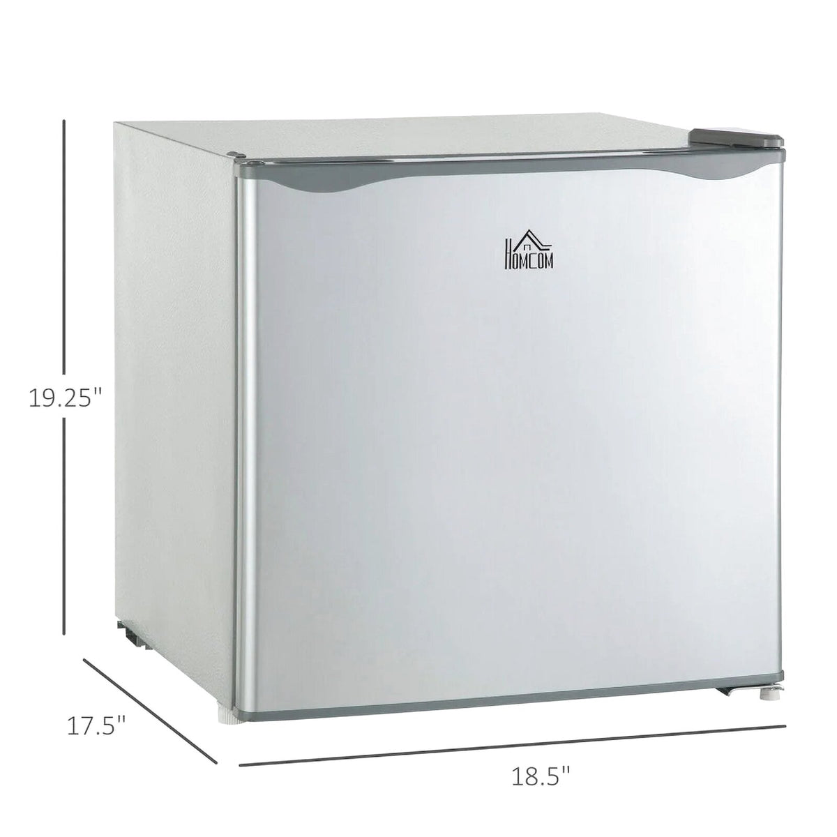 HOMCOM Countertop Upright Mini Freezer, 1.1 Cu.Ft, Gray - 05