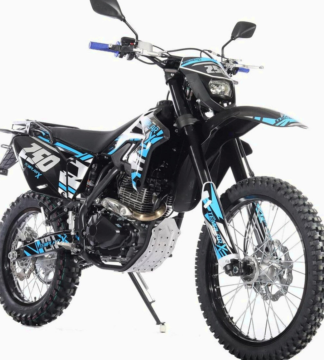 X-PRO Templar X 250cc Dirt Bike With Zongshen Engine, 6-Speed, 21"/18" Alloy Wheels, 9L Tank - Templar X 250