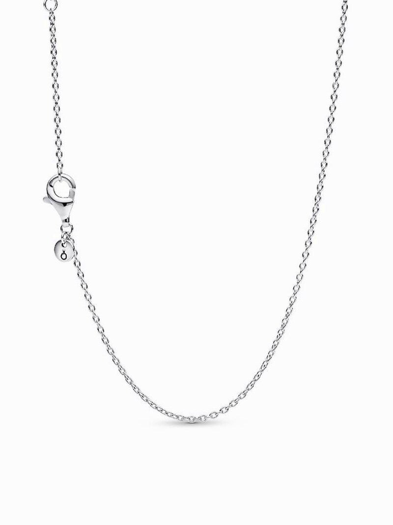 Sterling Silver Mini Cross Charm Necklace Set