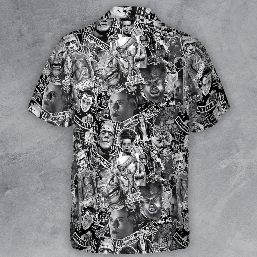 The Monsters Universal Classic Monsters Button Down Shirt