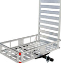 Aluminum Hitch Mount Cargo Carrier With 47 Inch Long Ramp, 1 Pack - 80779