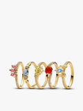 Gold-Plated Storybook Ring Set