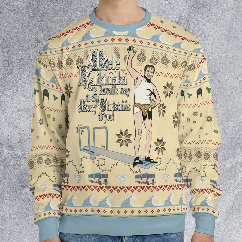 Mele Kalikimaka Ugly Christmas Sweatshirt