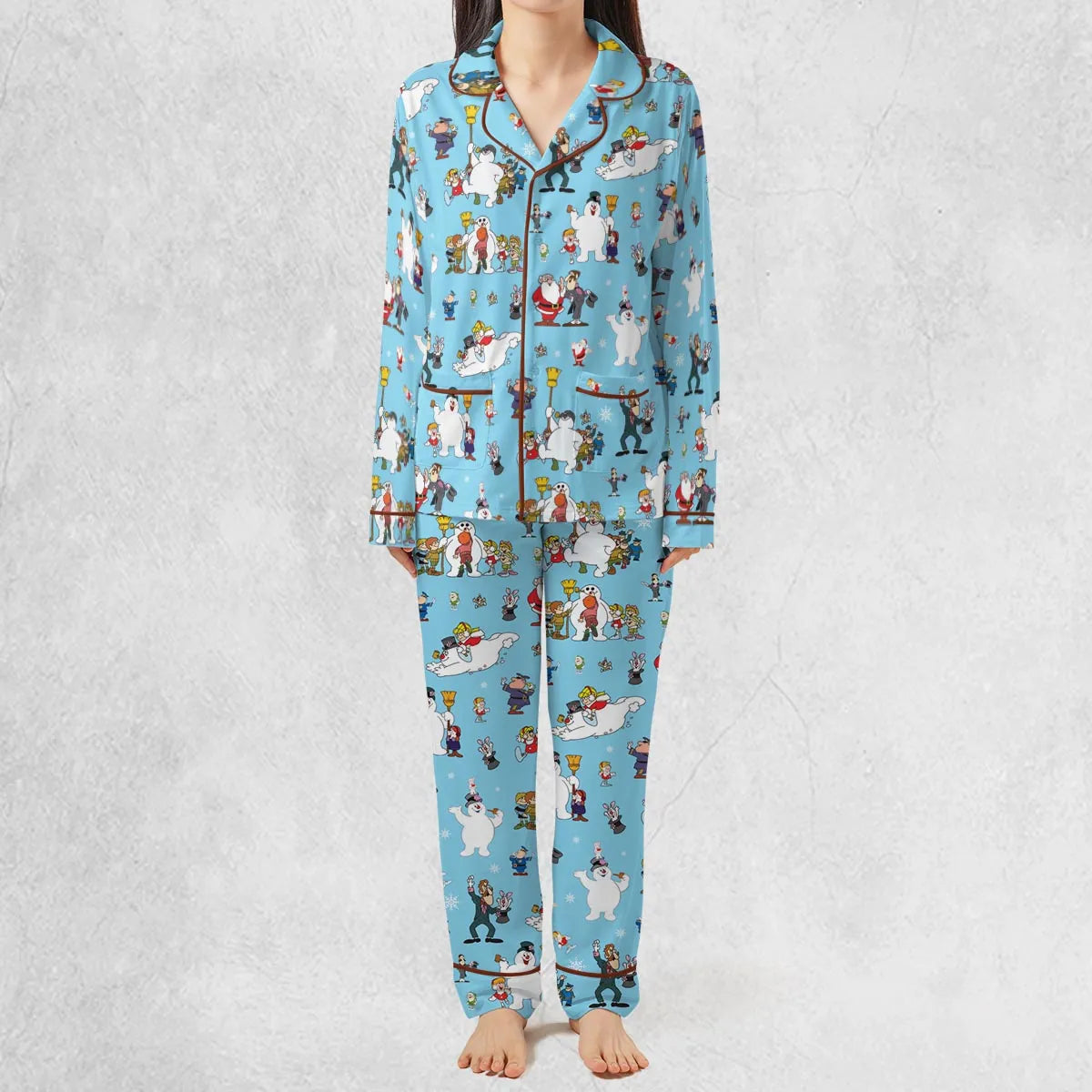 Cast Frosty The Snowman Pajamas Set