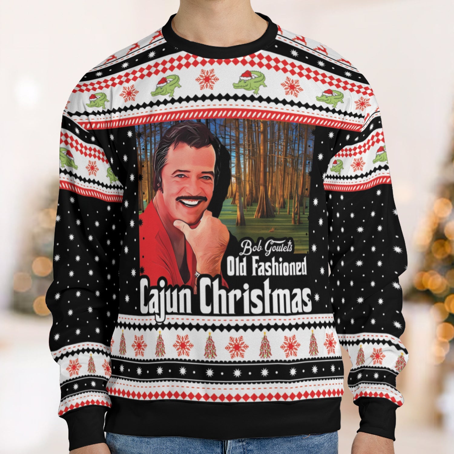 Cajun Christmas Ugly Christmas Sweatshirt