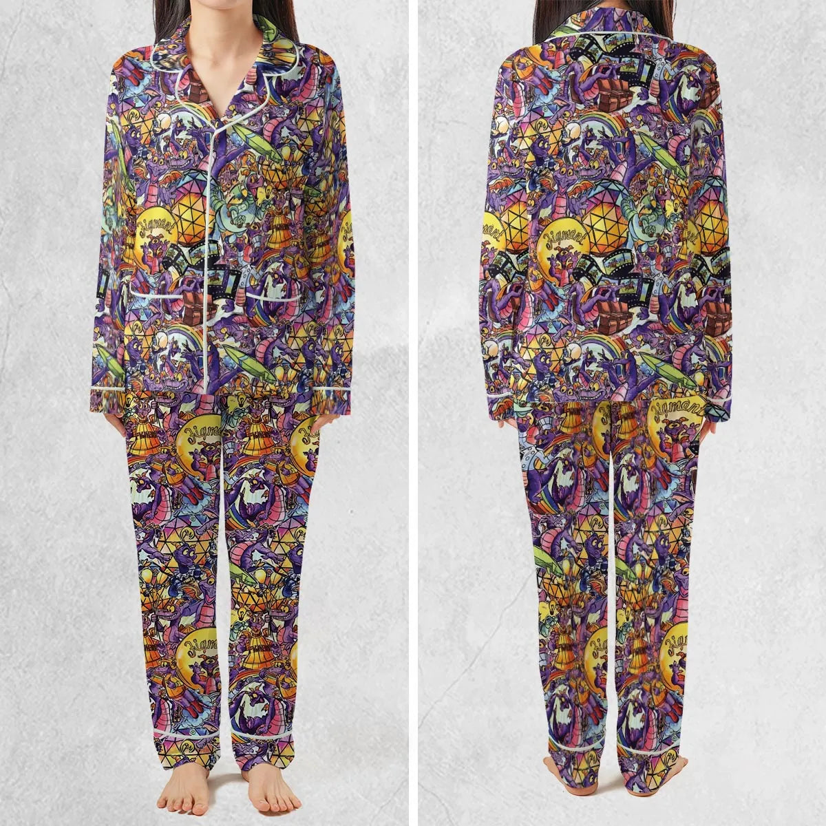 The Cute Dragon Figment Pajamas Set