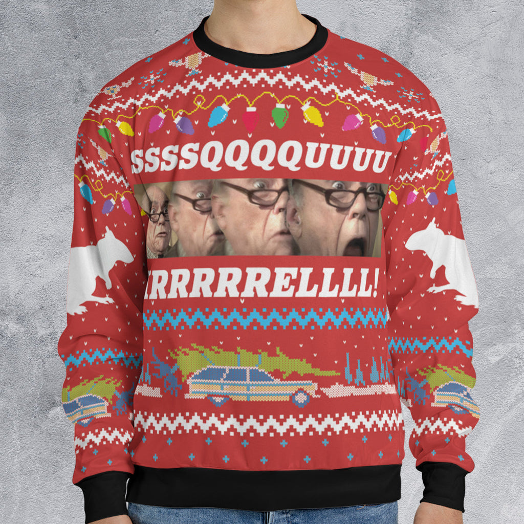 Christmas Vacation SQUIRREL Ugly Christmas Sweatshirt