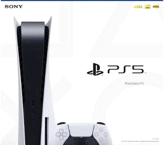Sony PlayStation 5 Disc Video Game Console, White - 3006634