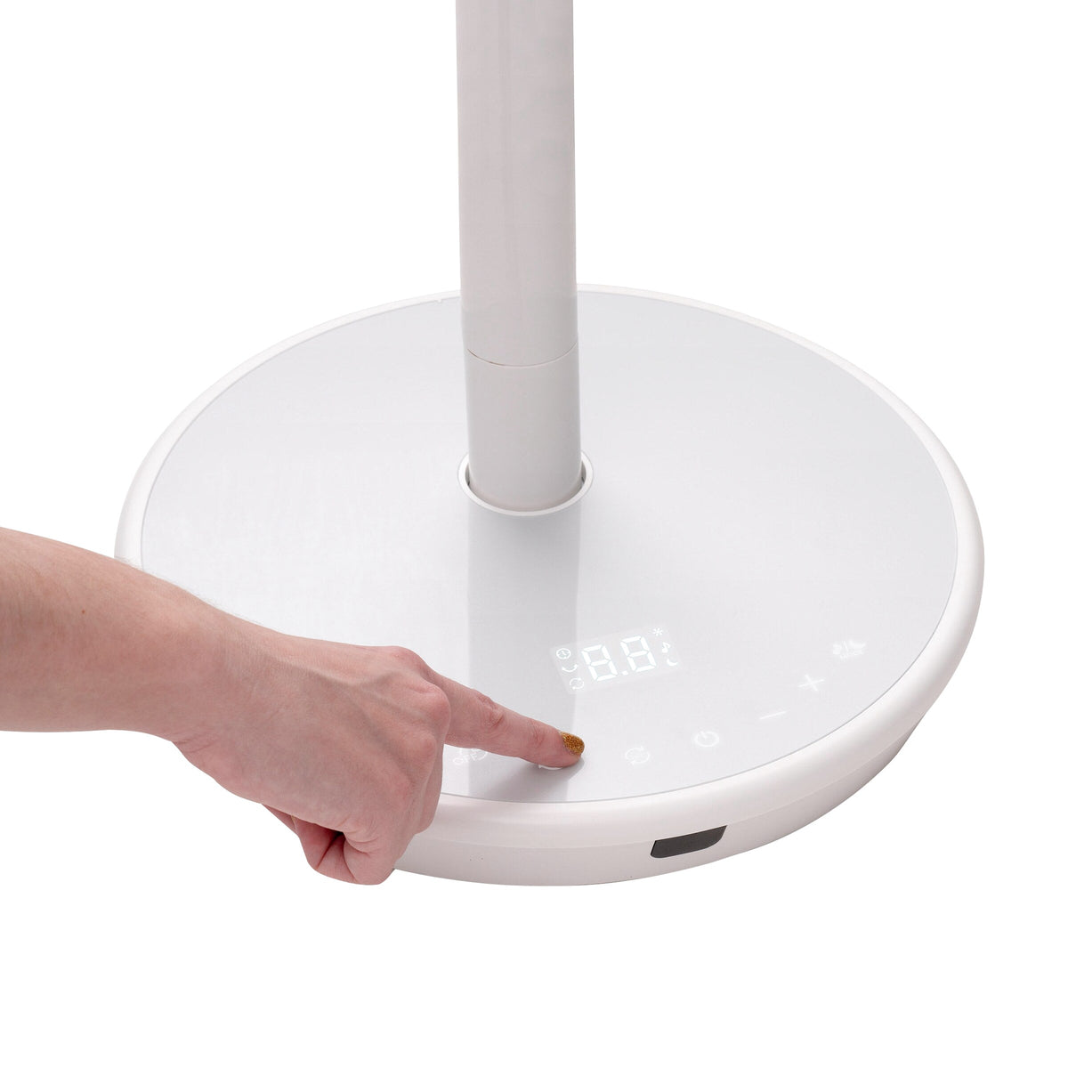 Woozoo 360 Pedestal Fan, Adjustable Height 21 in Or 36 in