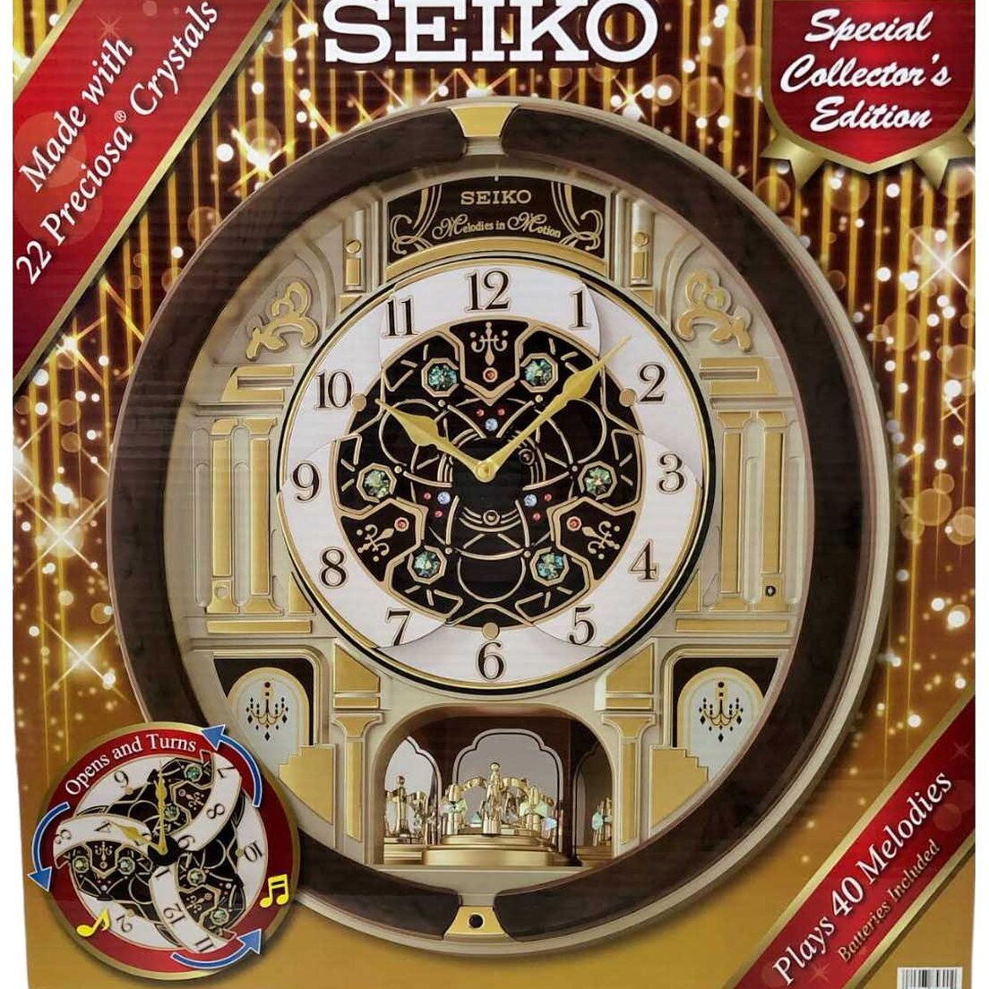 Seiko Melodies In Motion Wall Clock
