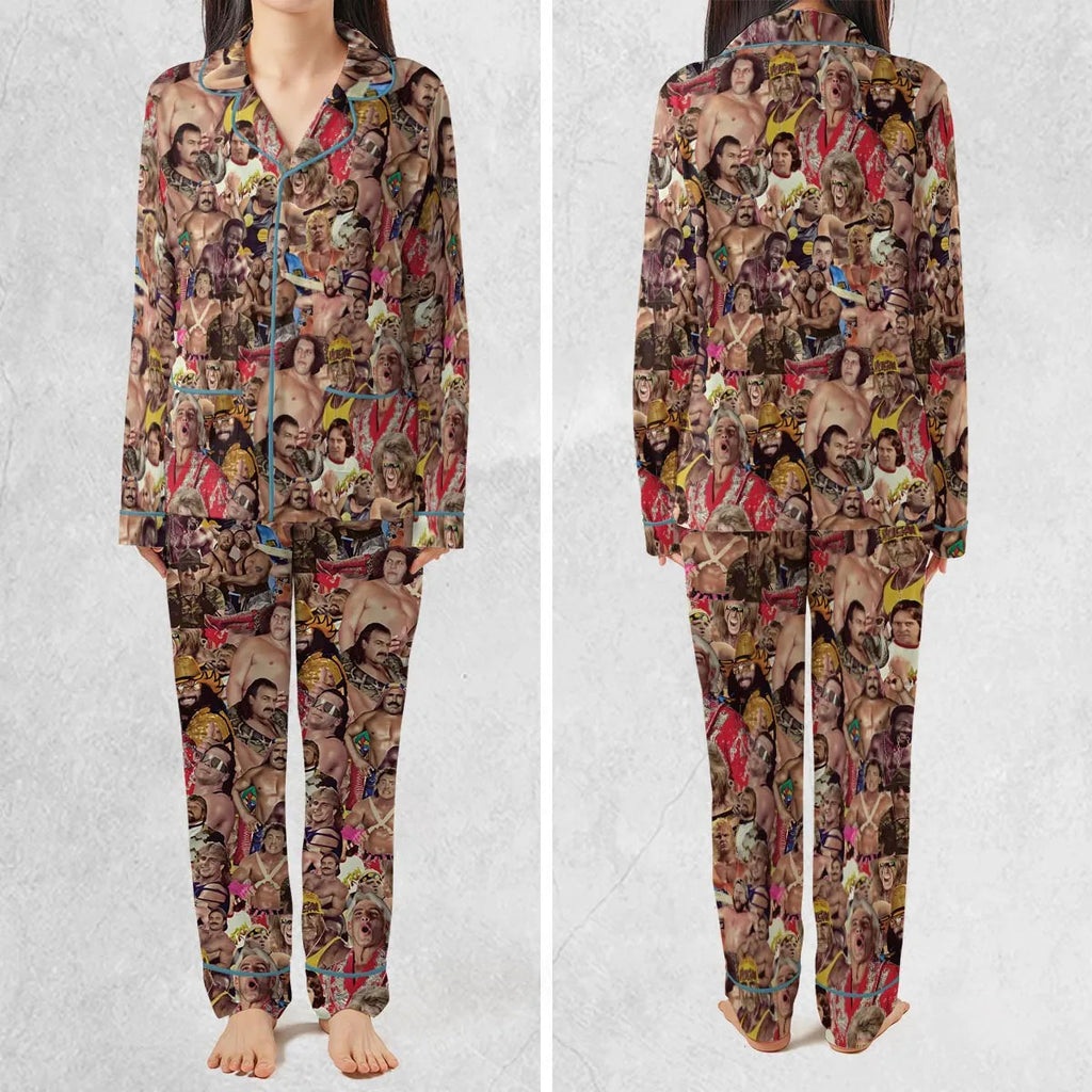 Pro Wrestlers Pajamas Set