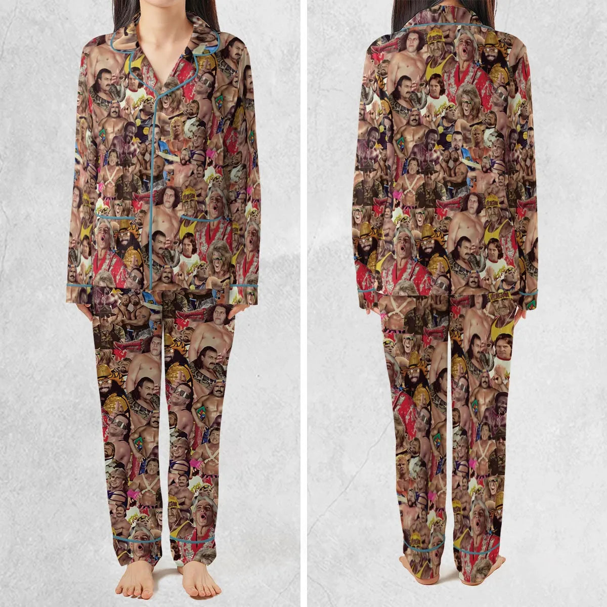 Pro Wrestlers Pajamas Set