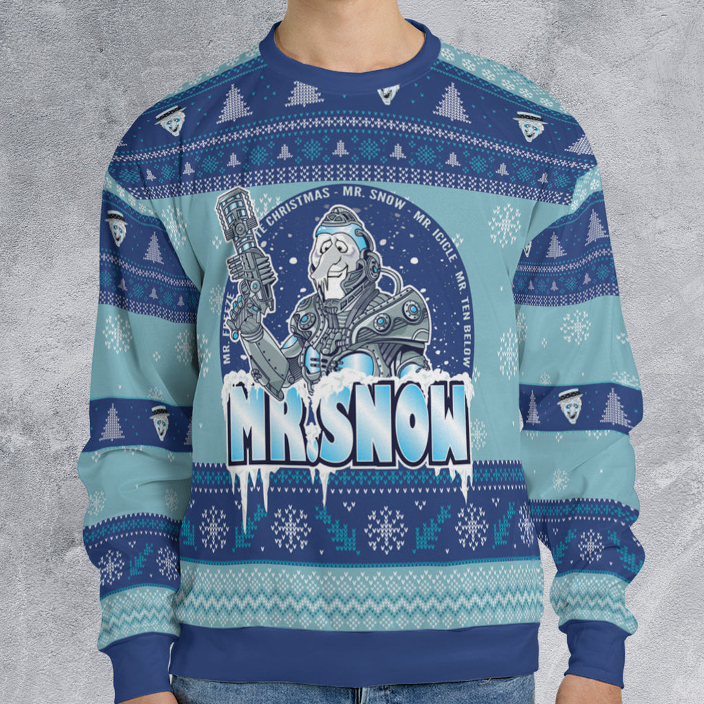 Mr. Freeze Snow Miser Ugly Christmas Sweatshirt