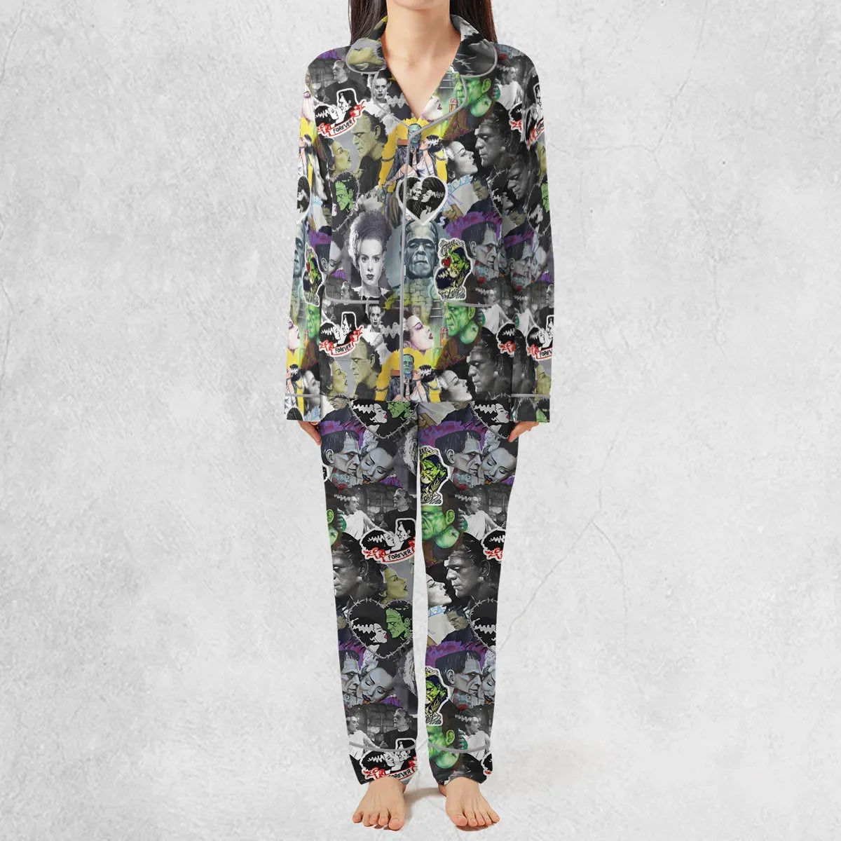 Forever Frankenstein Pajamas Set
