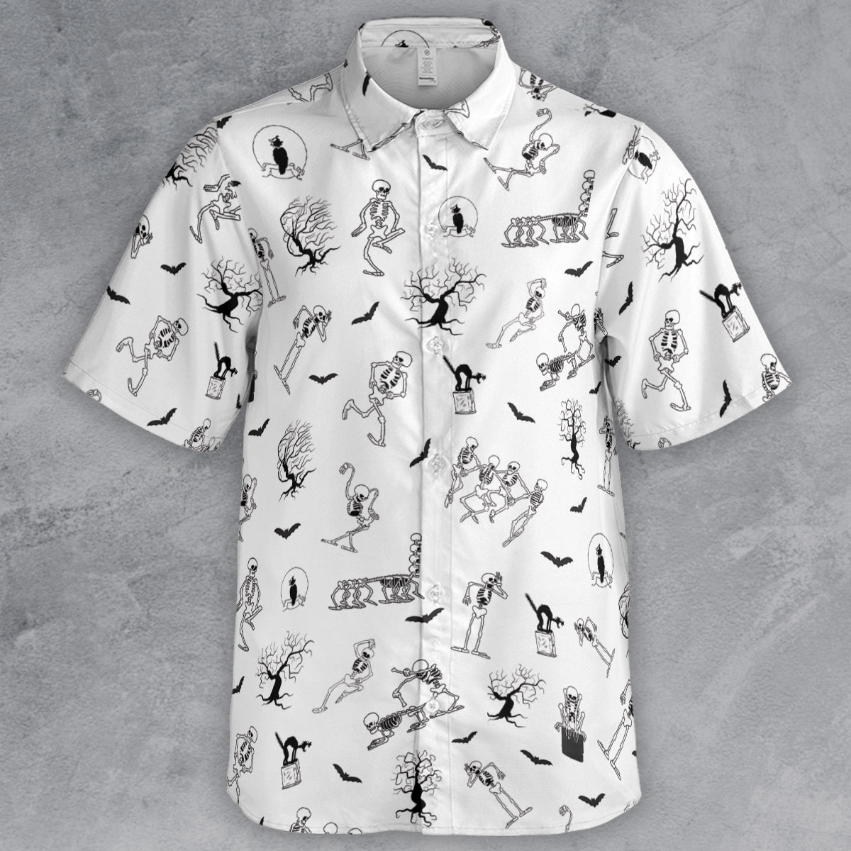 The Skeleton Dance Silly Symphony Button Down Shirt