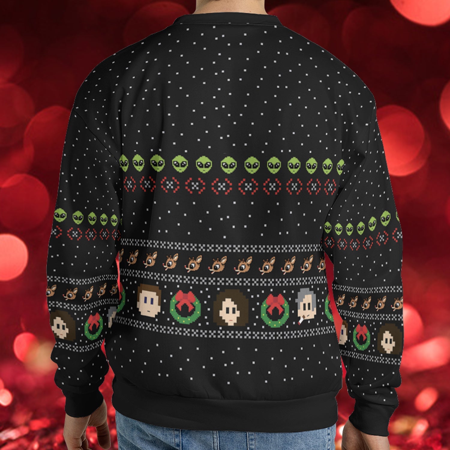 UFO Santa The X-File Ugly Christmas Sweatshirt