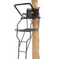 Jumbo Jack Ladder Stand With Adjustable Shooting Rail, 26 in x 31 in Platform, Mesh Seat