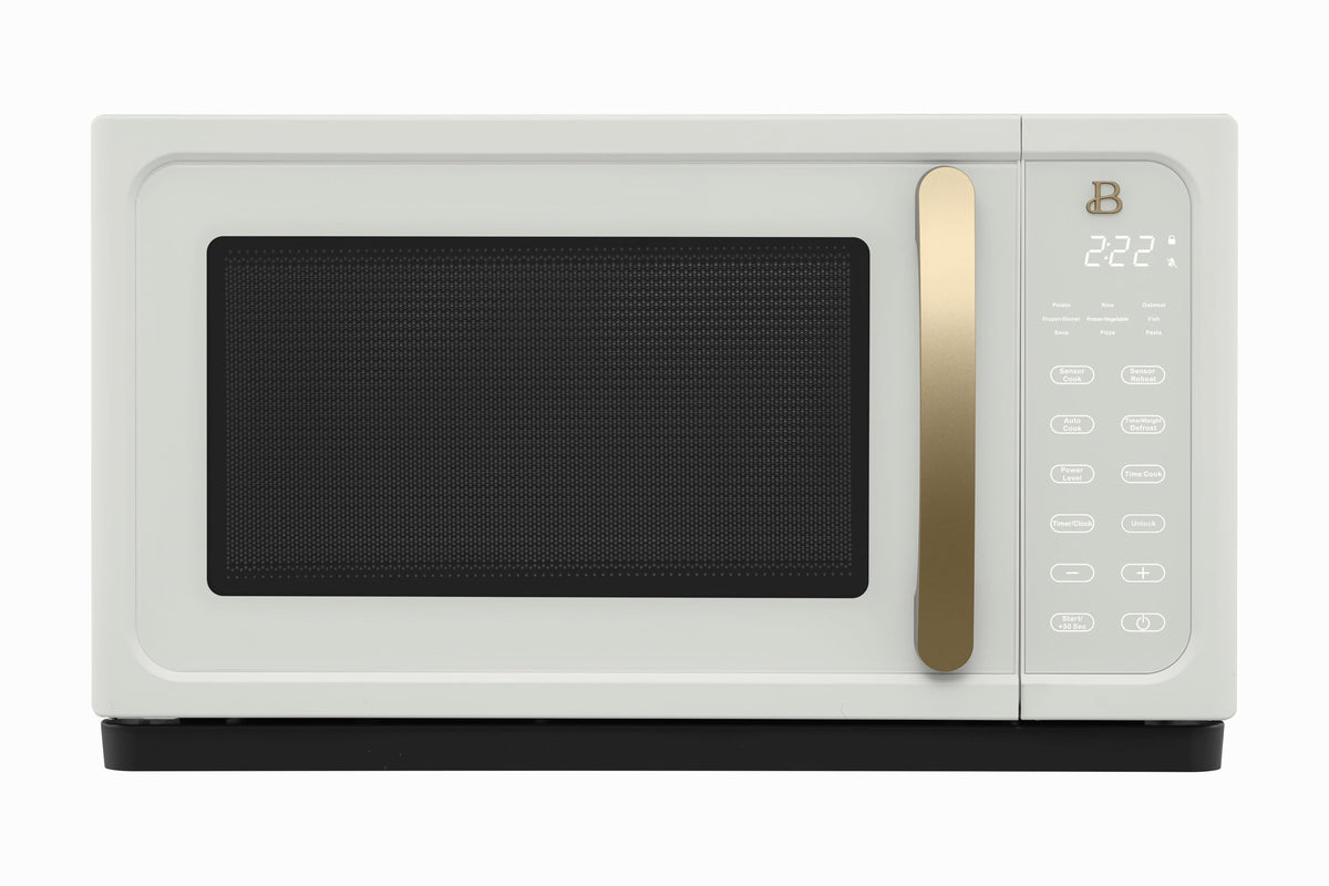 Beautiful 1.1 Cu ft 1000 Watt Sensor Microwave Oven, White Icing - BFCMS811WEST10