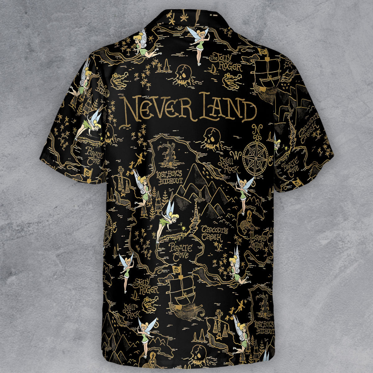 Finding Neverland Tinker Bell Button Down Shirt