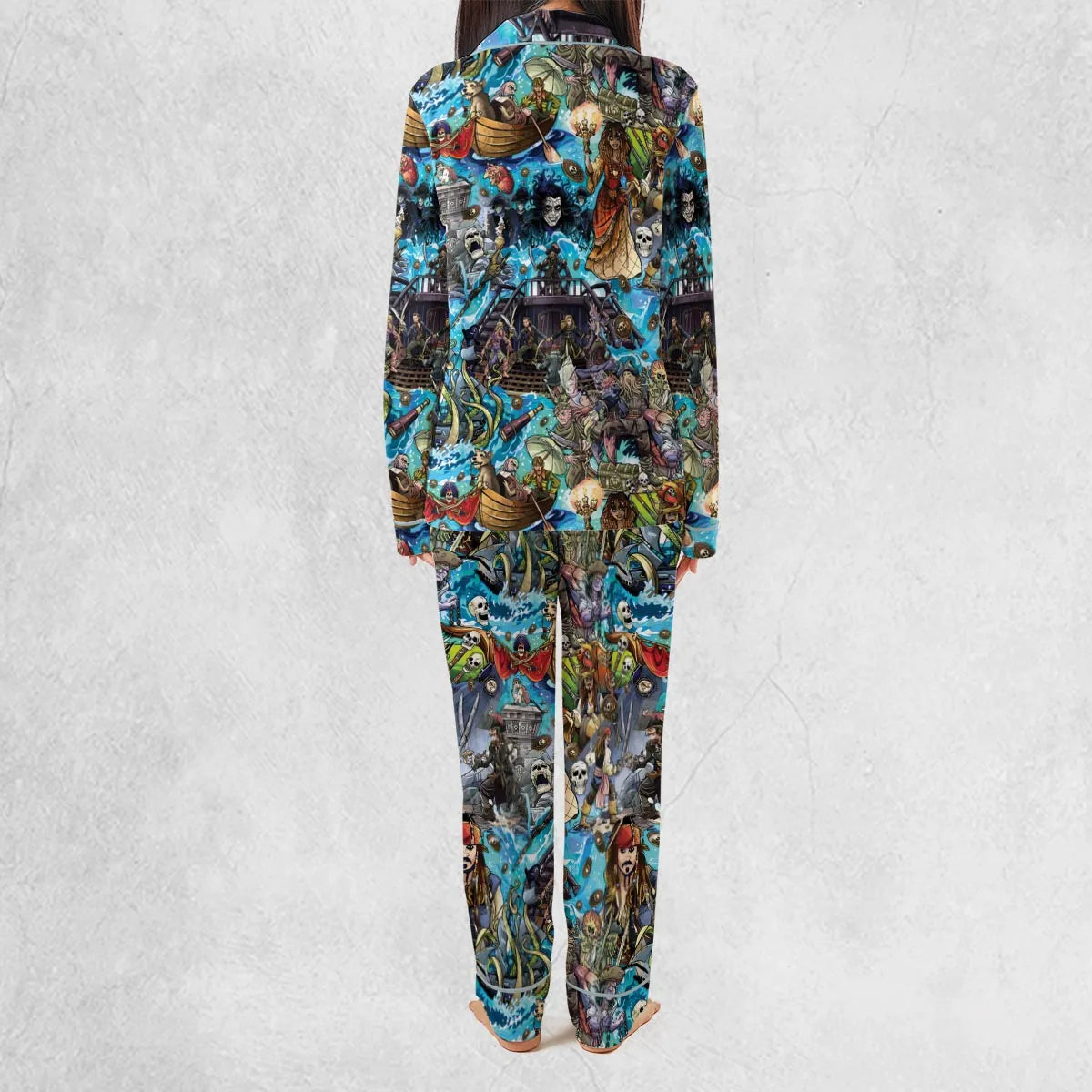 Travel And Fight Pirates of the Caribbean Pajamas Set
