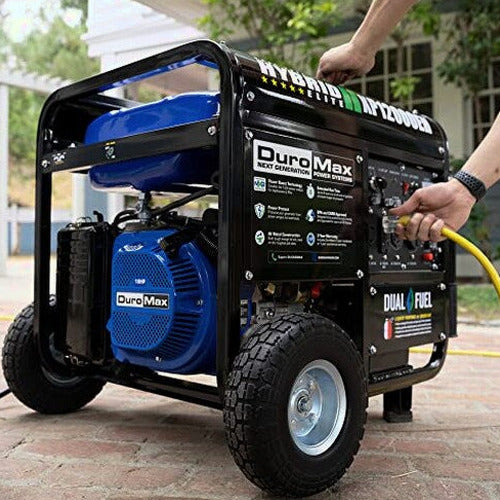 DuroMax Dual Fuel Generator 12,000W Gas/Propane, 457cc 4-Stroke Engine - XP12000EH