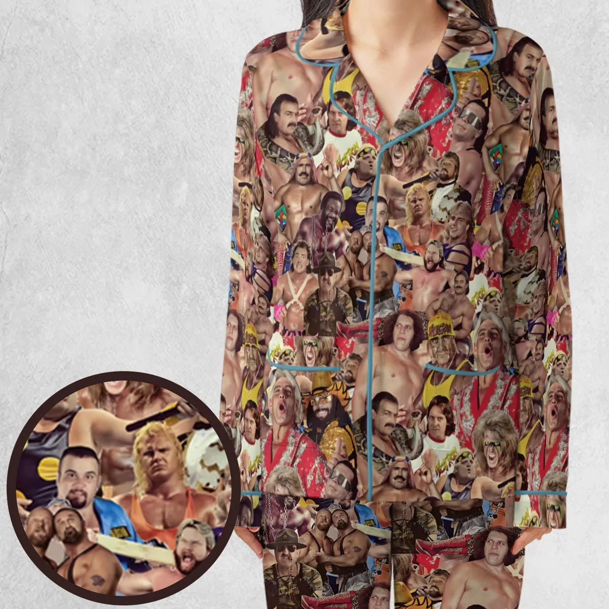 Pro Wrestlers Pajamas Set