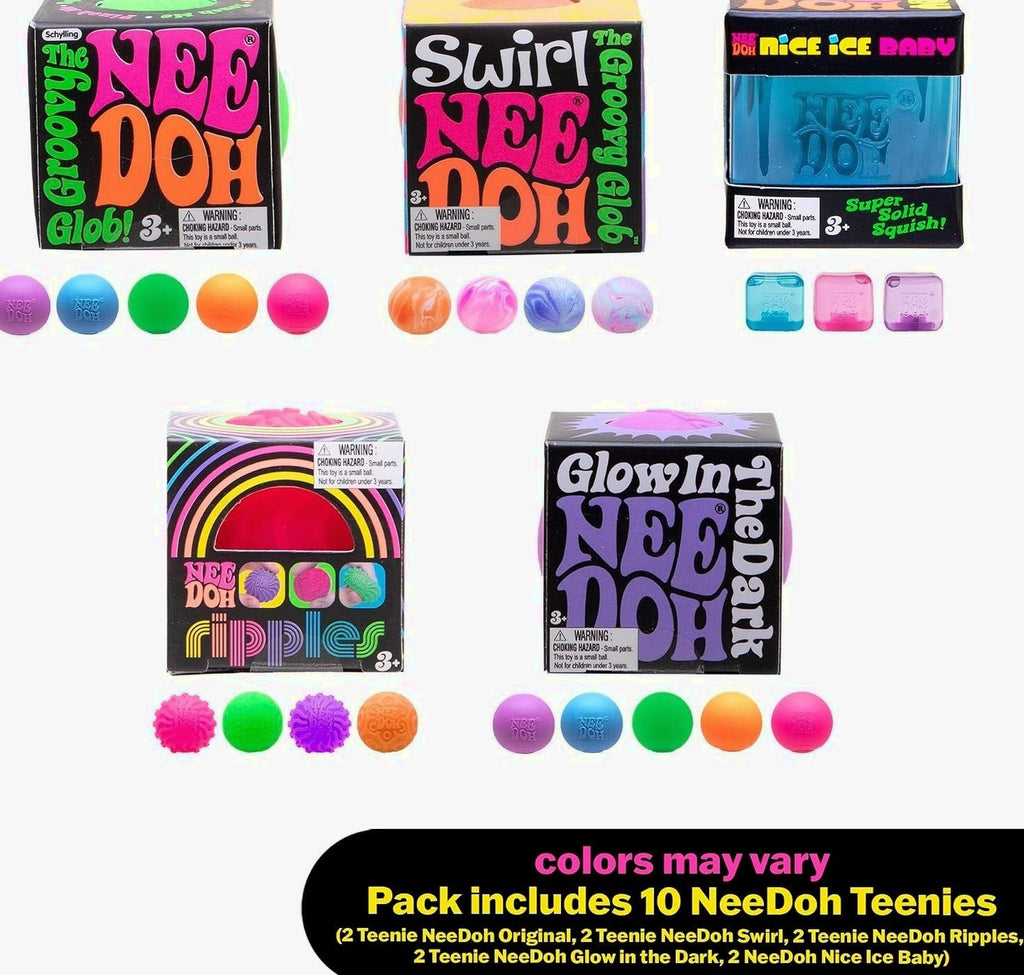 Ten Mini Squeeze Toy Variety Pack