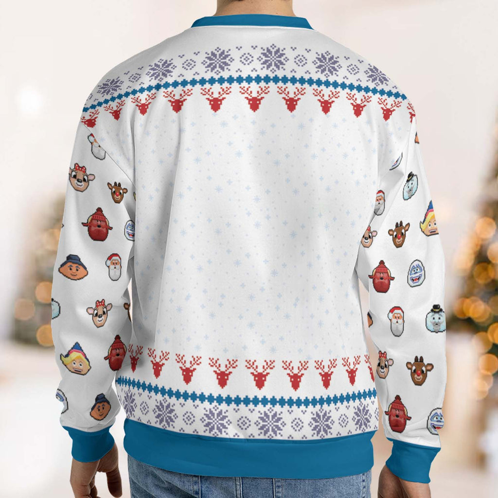Bumbles Bounce Rudolph the Red-Nosed Reindeer Ugly Christmas Sweatshirt