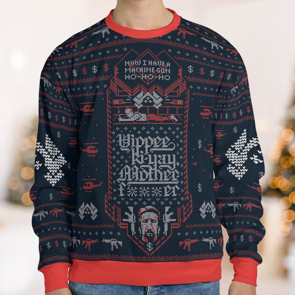 Ho Ho Ho Die Hard Ugly Christmas Sweatshirt