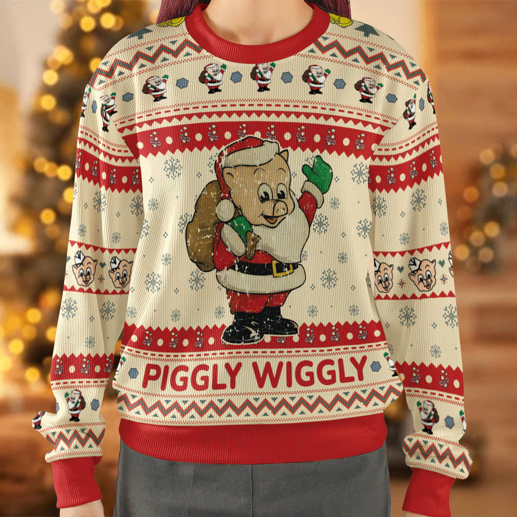 Piggly Wiggly Ugly Christmas Sweatshirt