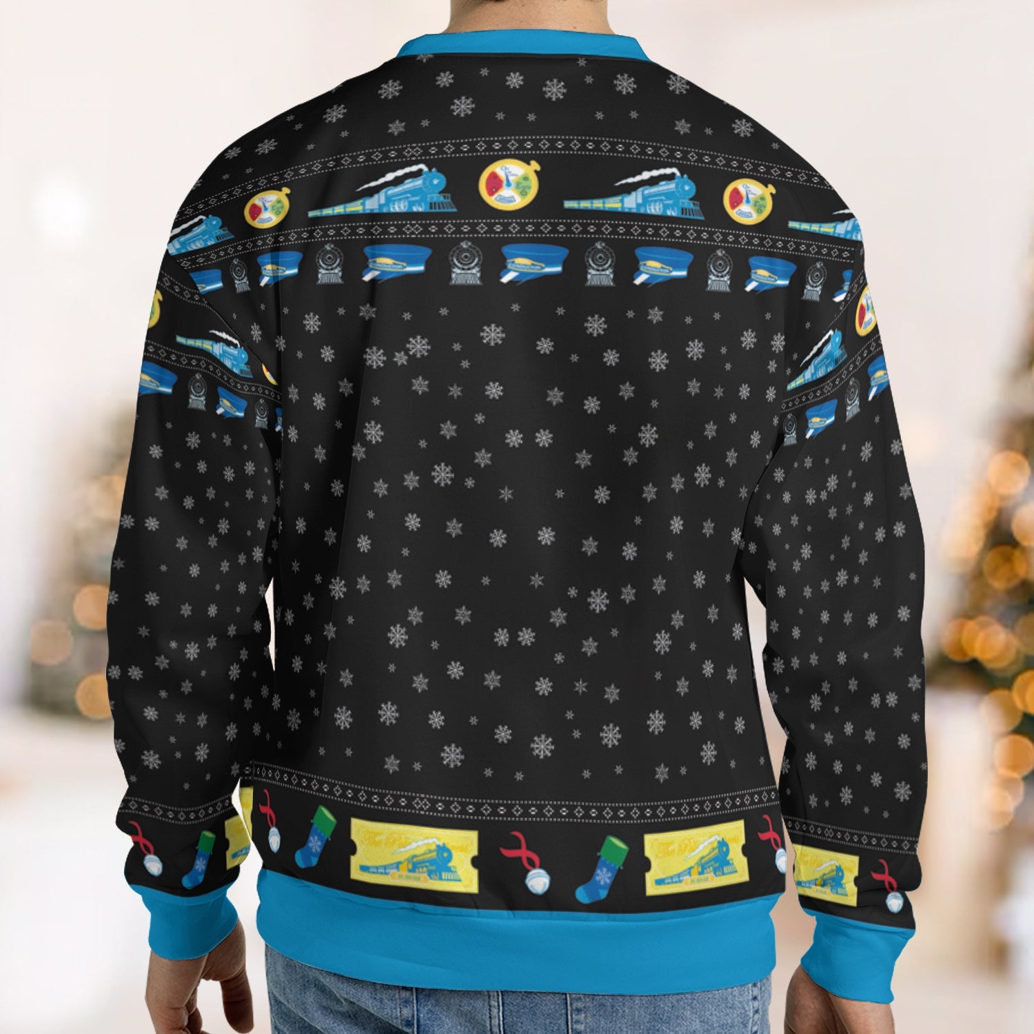 Believe The Polar Express Ugly Christmas Sweatshirt