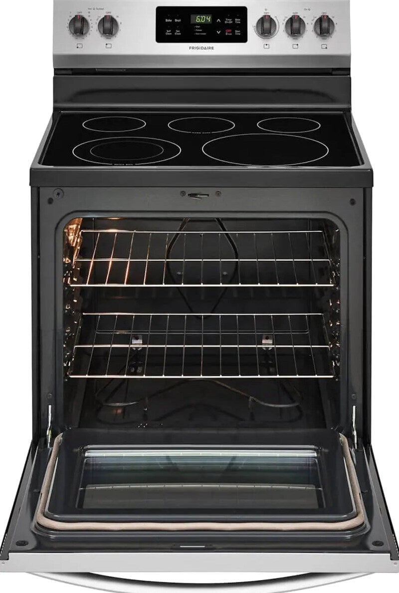 Frigidaire 30in Stainless Steel Electric Range - Freestanding Oven And Cooktop Combo