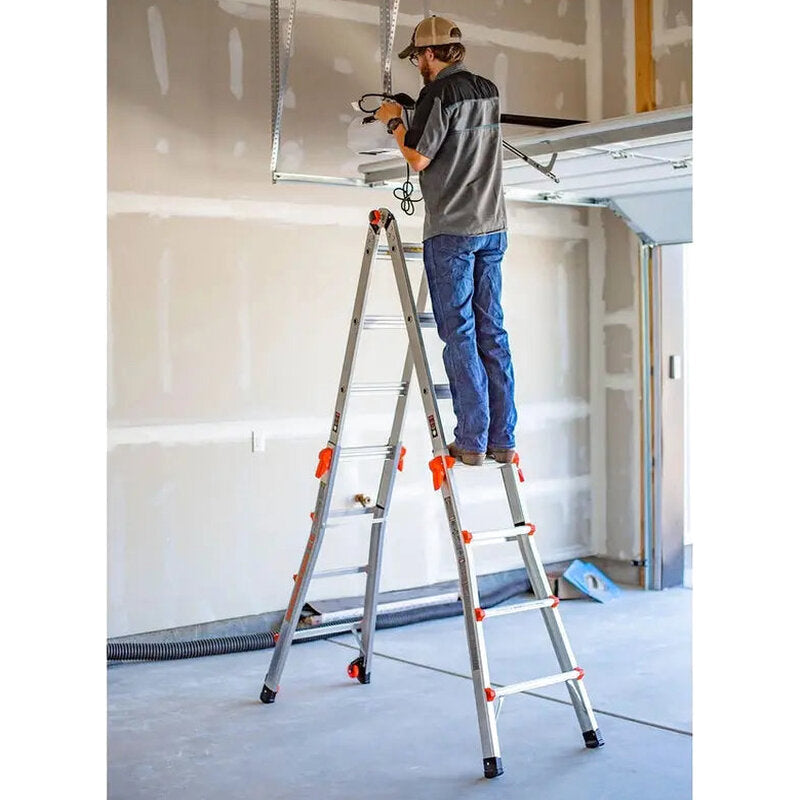 Little Giant Velocity 17-Foot Multi-Position Ladder - Type 1A Duty Rating, Aluminum Construction