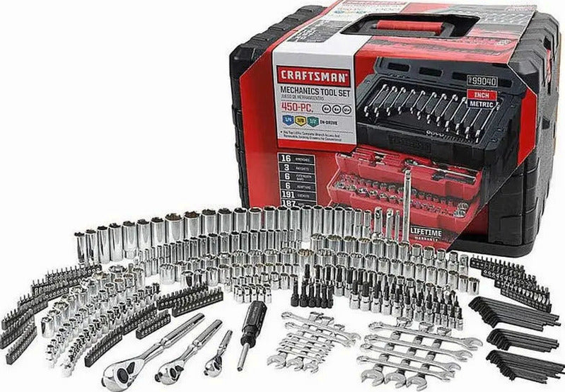 Craftsman Professional Mechanics Tool Set, 450-Piece, Black