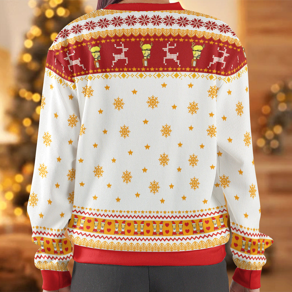 Beavis and Butthead Ugly Christmas Sweatshirt