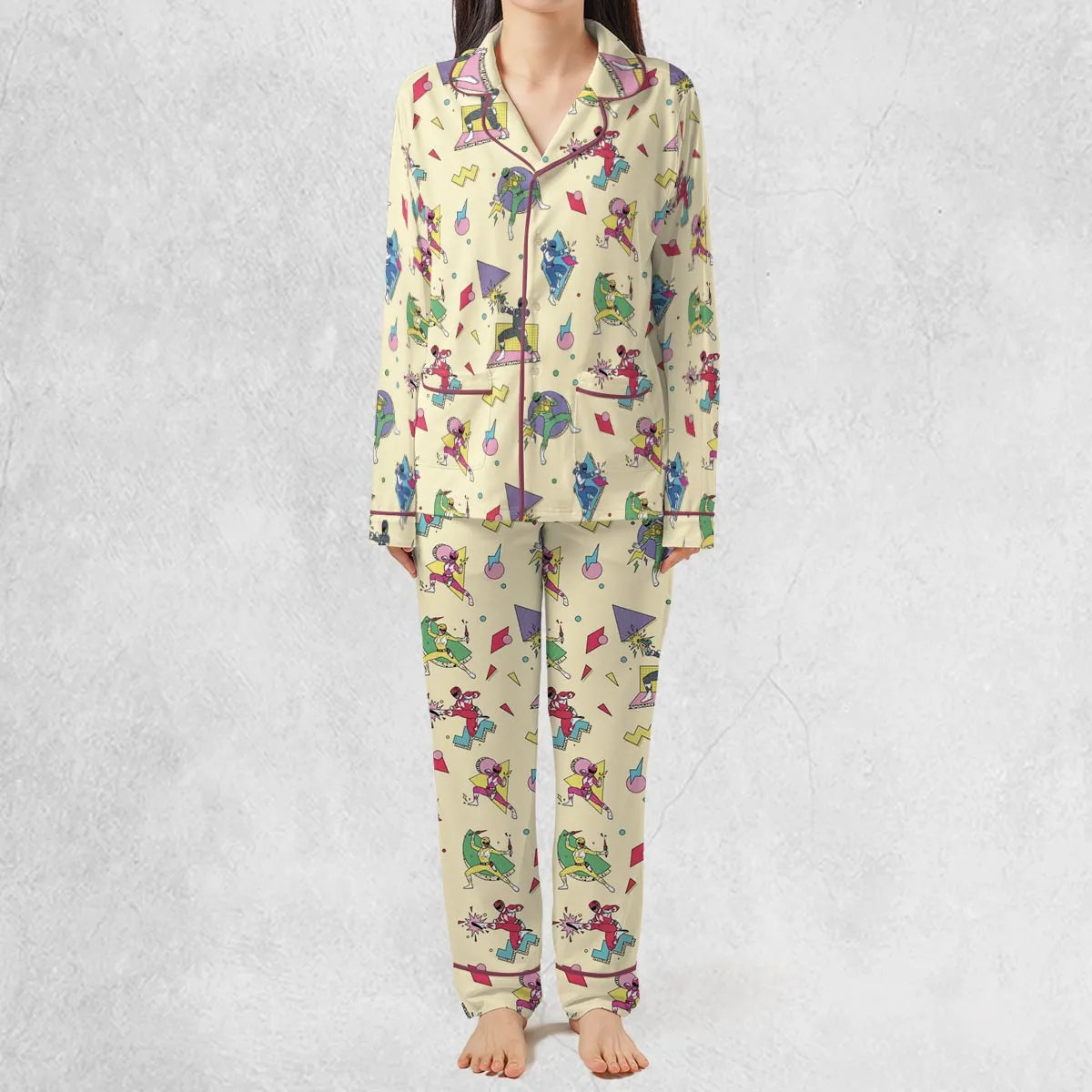 Morphin Team Power Rangers Pajamas Set