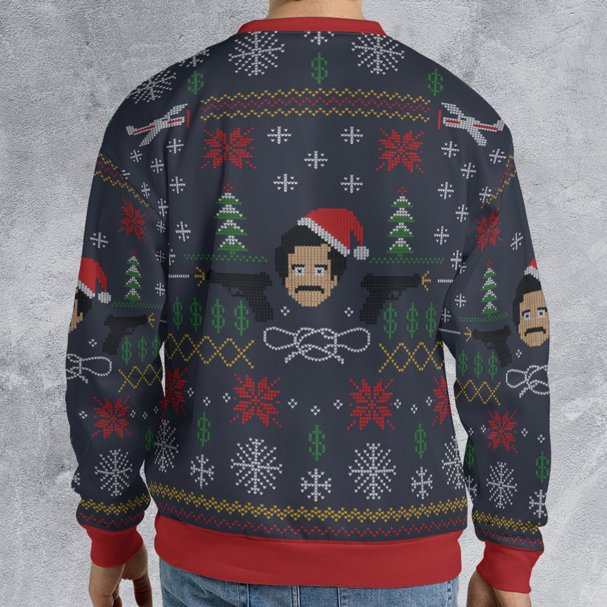 Plata O Plomo Narcos Ugly Christmas Sweatshirt