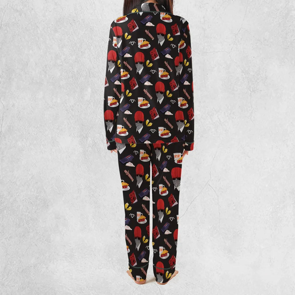 Twin Peaks Pattern Pajamas Set