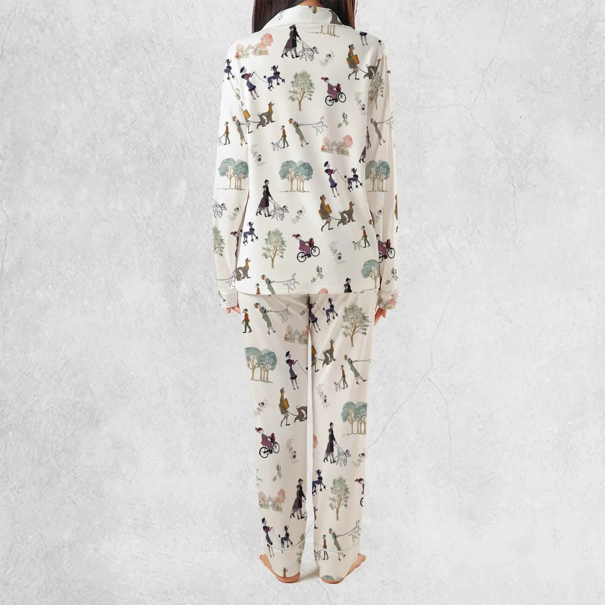 Dog Walking Look Alikes 101 Dalmations Pajamas Set