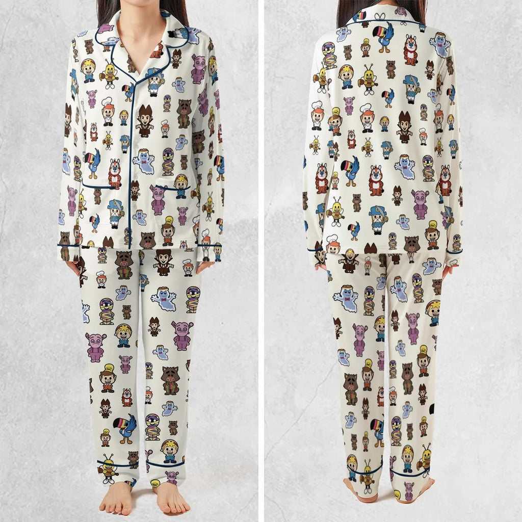 Breakfast Club Cereal Mascot Pajamas Set