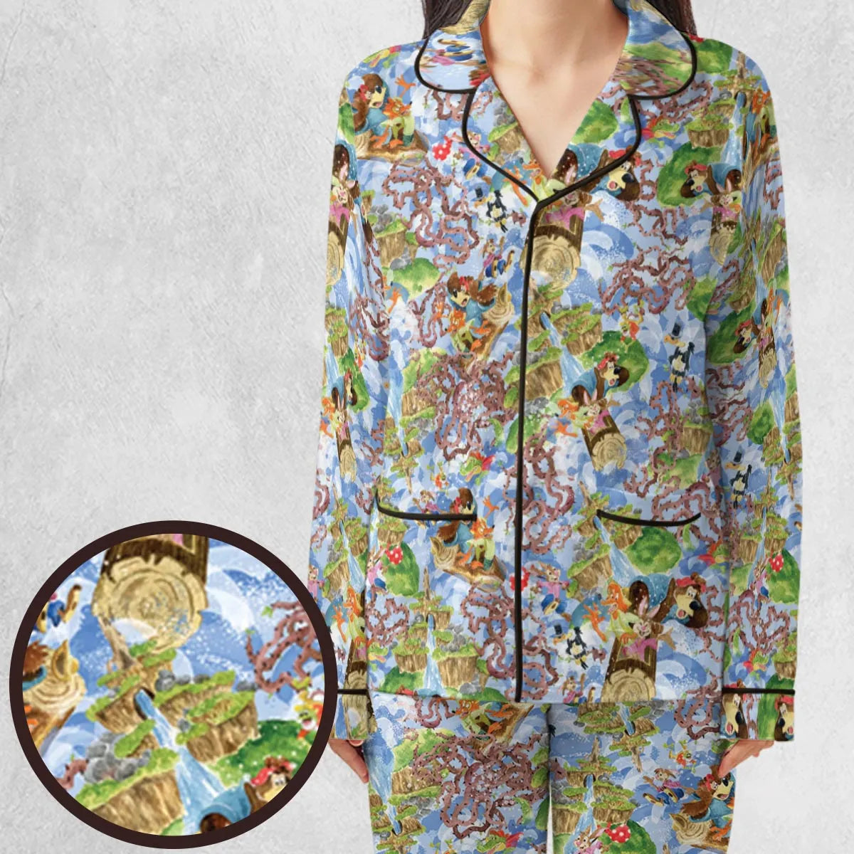 Magic Kingdom Splash Mountain Pajamas Set
