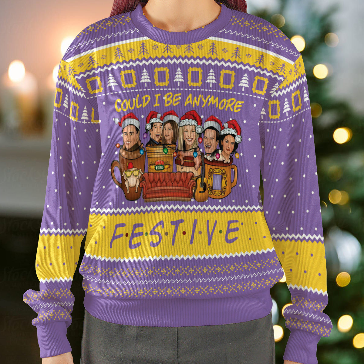 Could I Be Anymore Festive Ugly Christmas Sweatshirt